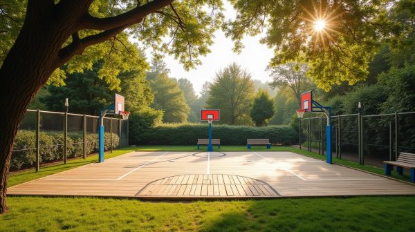 Comment aménager un terrain de basket pour optimiser votre espace sportif